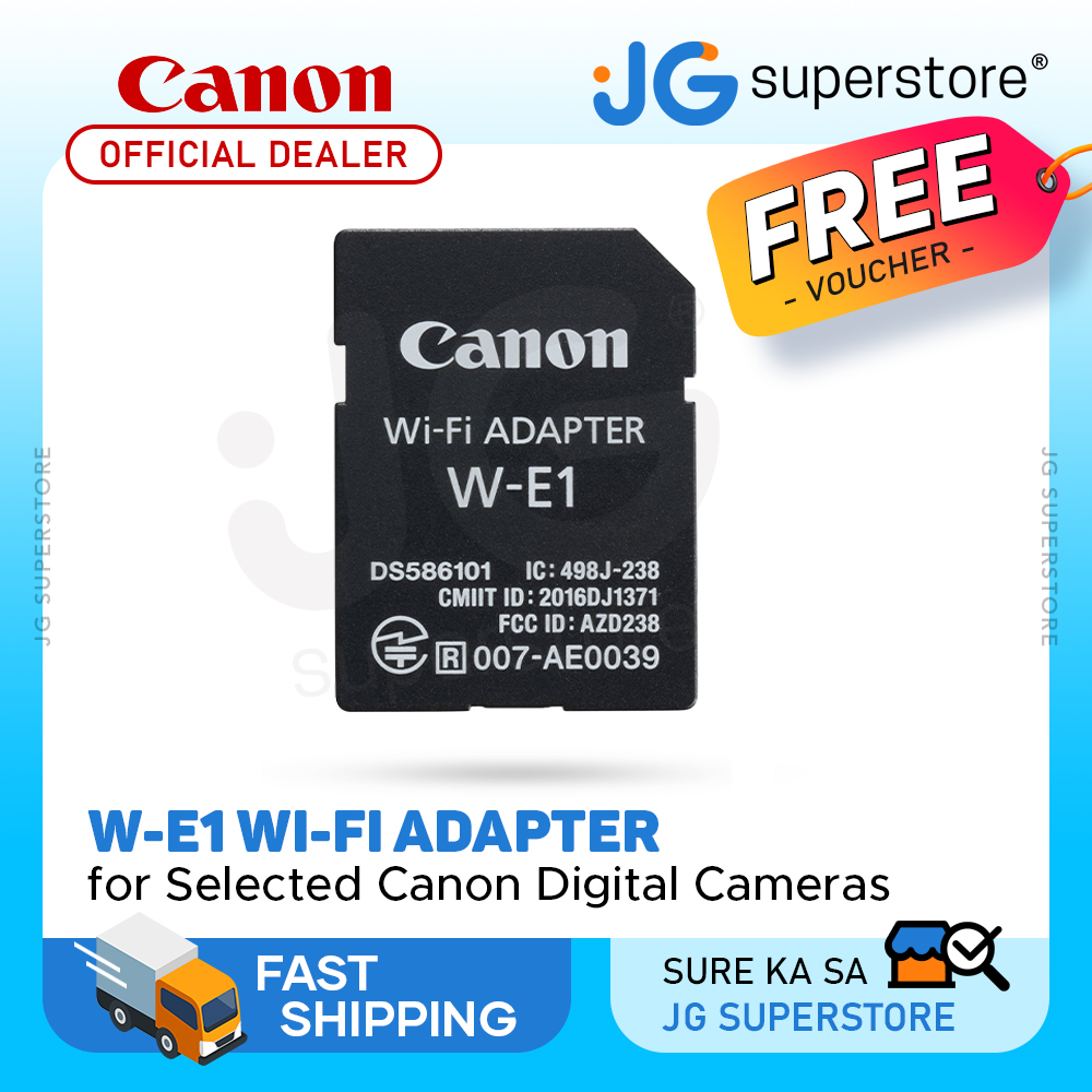 Camera Wifi Card Canon W-E1 Wi-Fi Adapter Wireless Freedom For