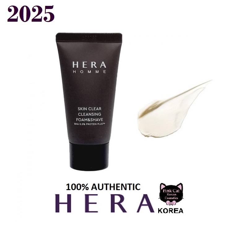 Korean Cosmetics HERA Homme Skin Clear Cleansing Foam&Shave