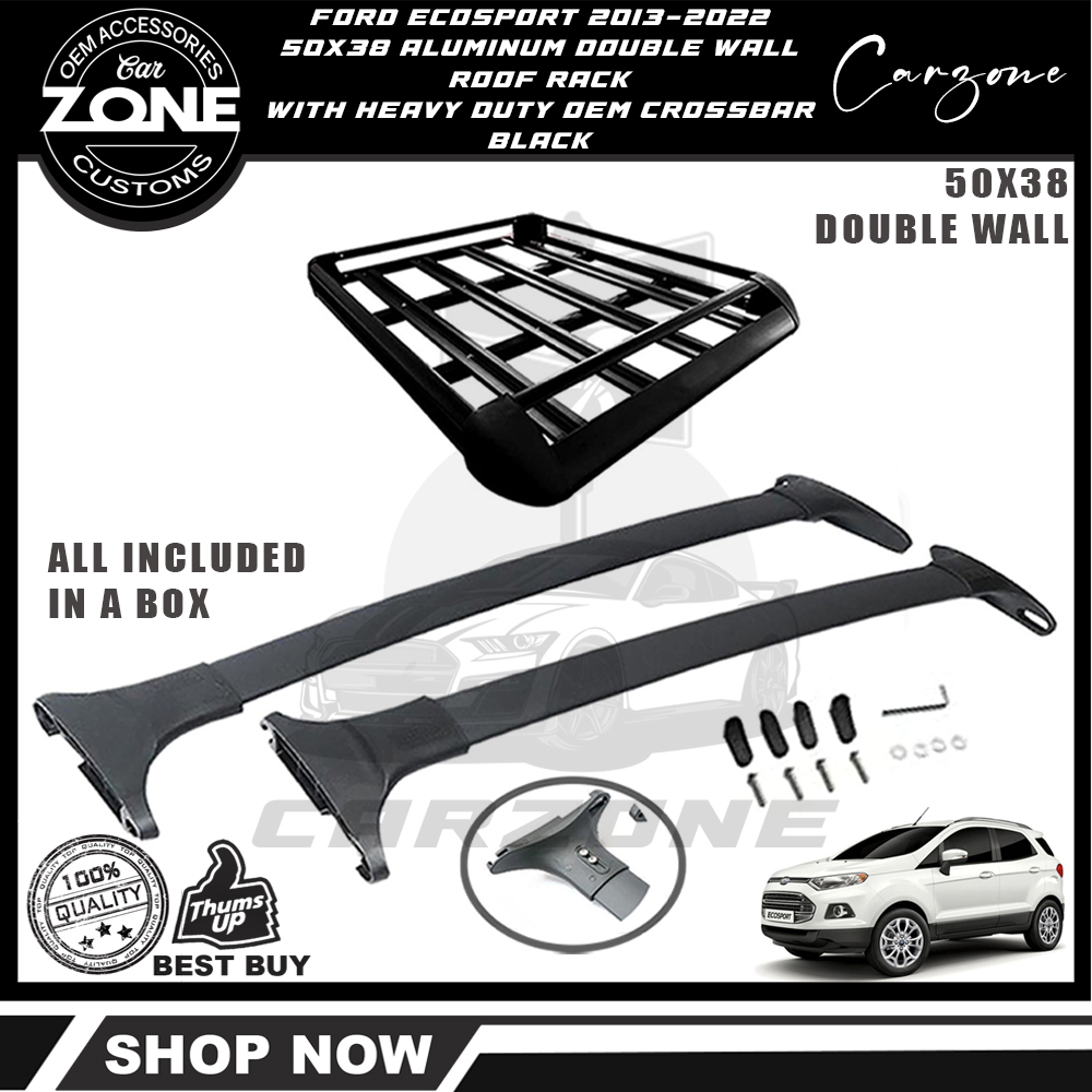 Ford Ecosport 20132022 Aluminum Double Wall 50x38 Roof Rack / Roofrack