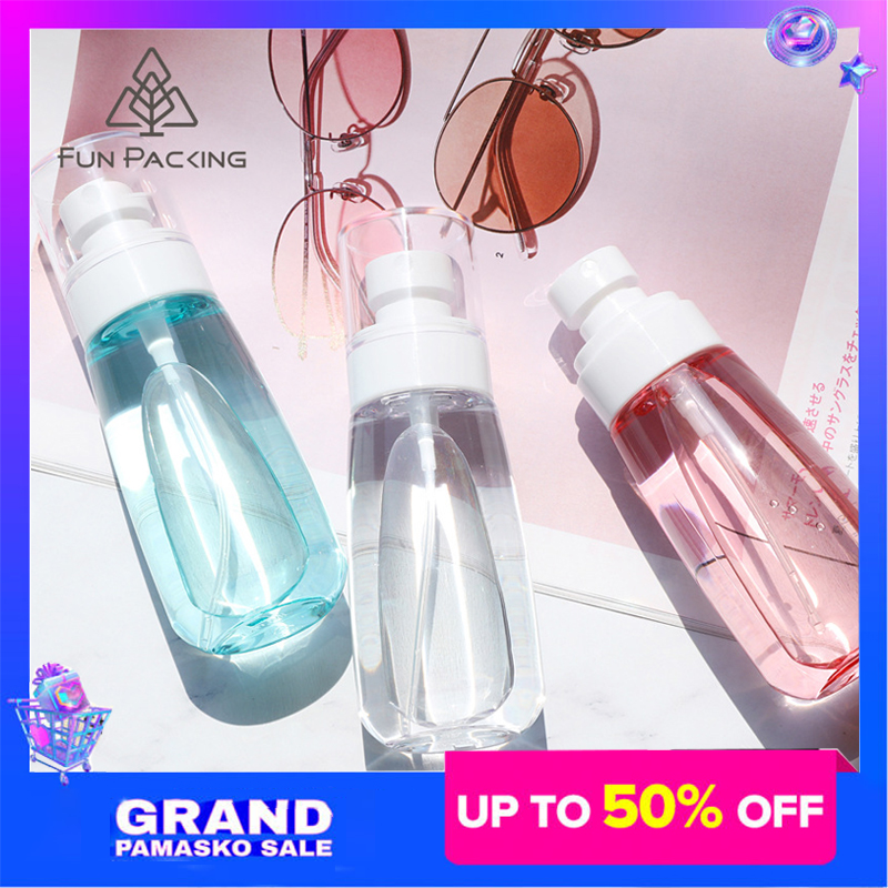 Plastic Transparent Empty Spray Bottle 60ml Mist Alcohol Dispenser ...