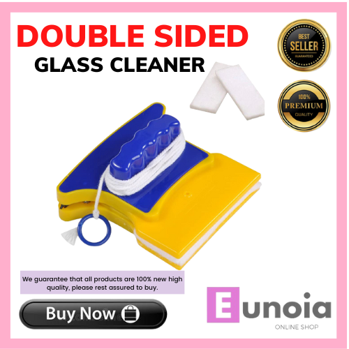 Double Sided Glass Cleaner Square Shape Double Side Glass