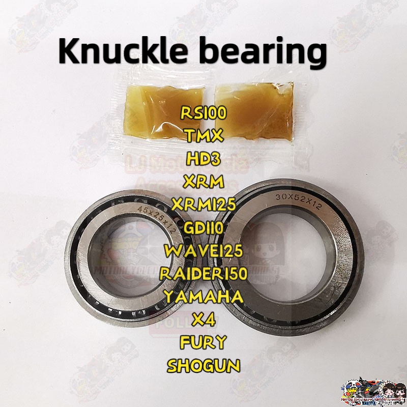 LJ Motorcycle knuckle bearing tmx, xrm, rs100, x4, gd110, shogun, wave