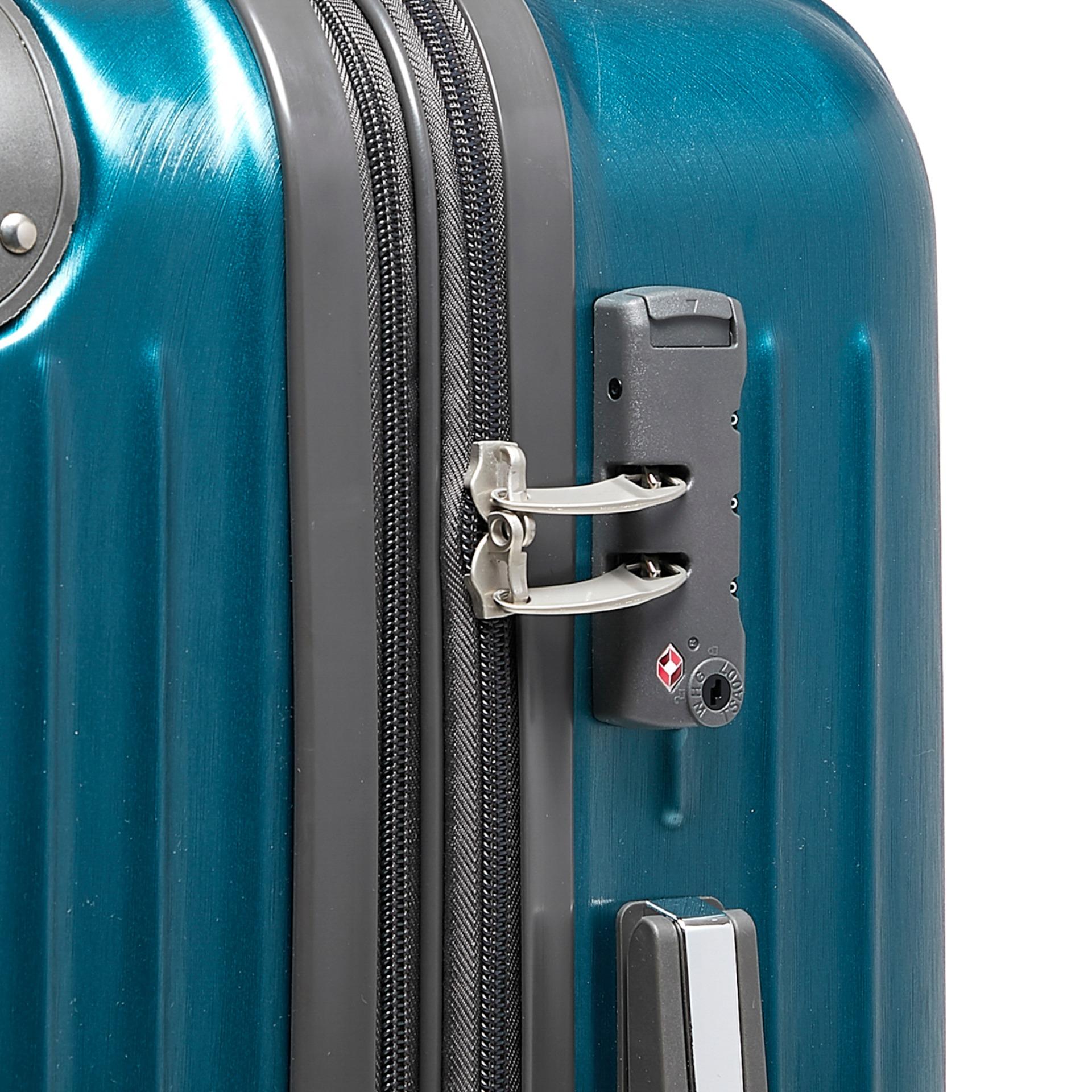 British Knight BHS918ZTE Blue Small (20 Inch) Expandable Luggage with