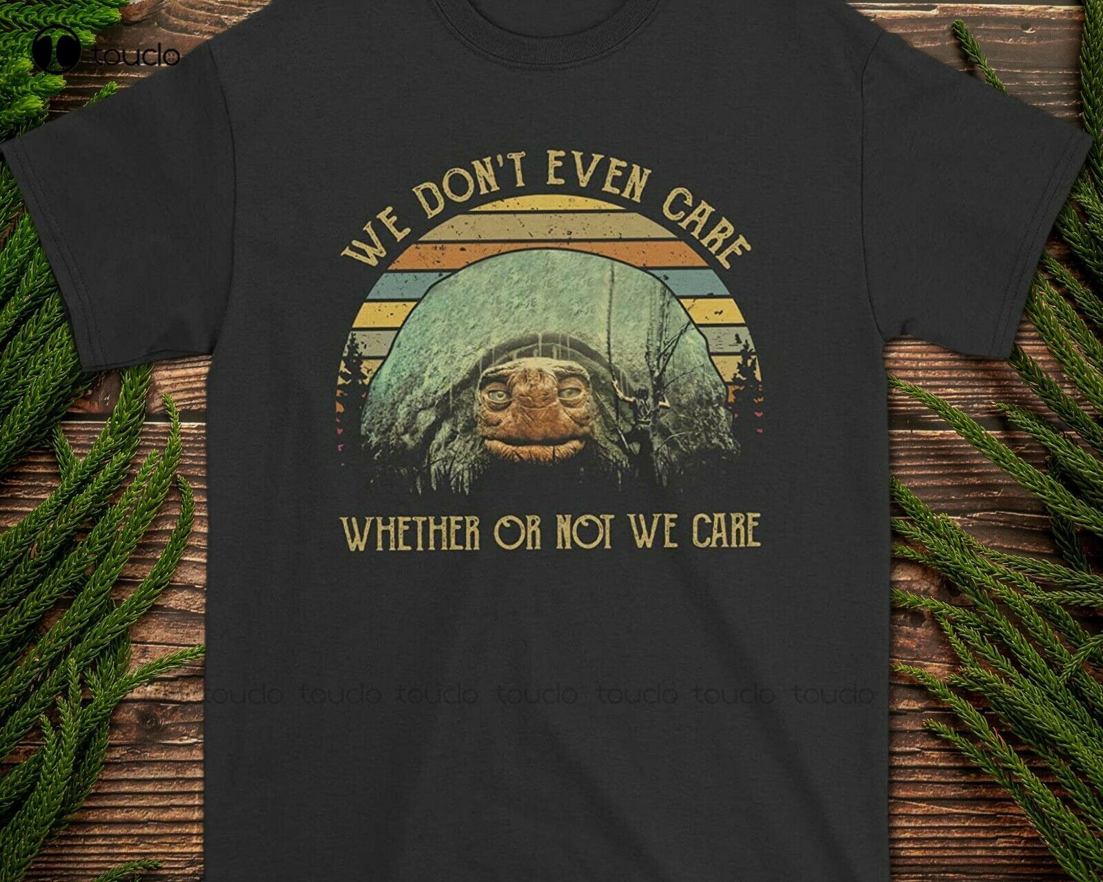 New we don't ever care the neverending story morla vintage t-shirt unisex s-5xl cotton tee shirt xs-4xl-5xl-6xl
