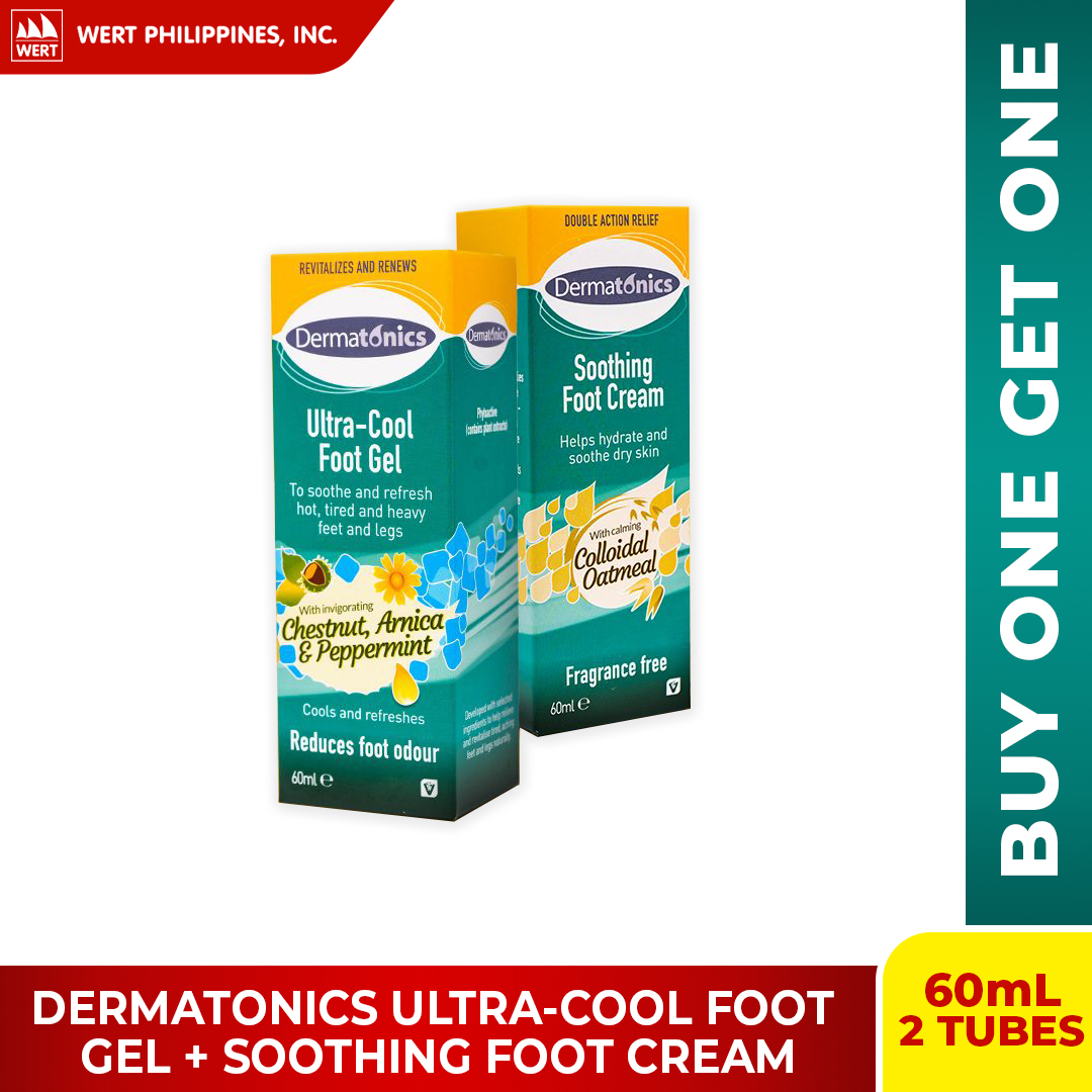 Dermatonics UltraCool Foot Gel 60mL + Free Dermatonics Soothing Foot