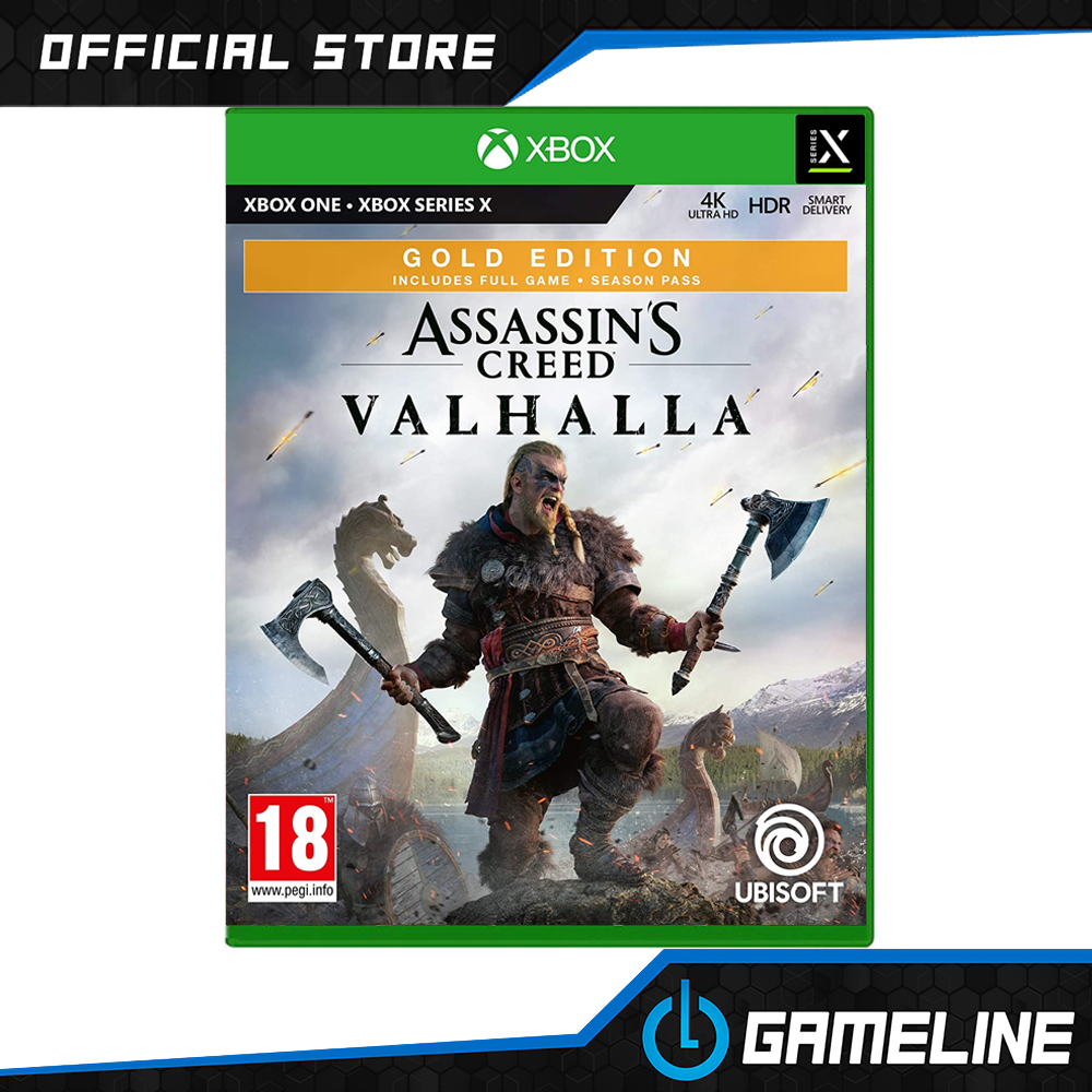 Xbox X Assassins Creed Valhalla Gold Edition Viking Raider Rpg