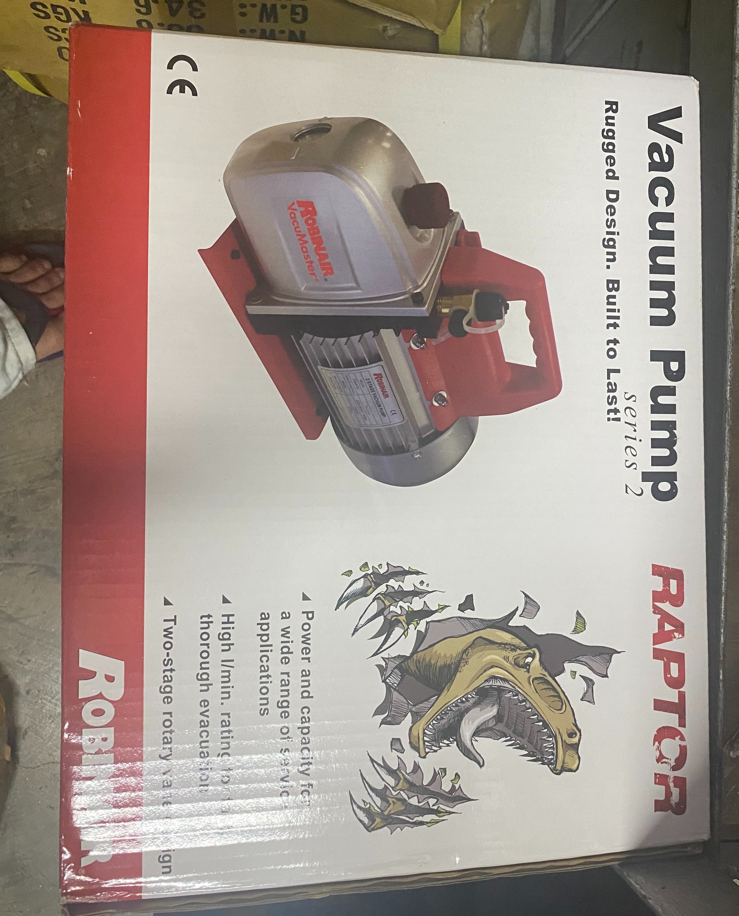 Vacuum Pump Robinaire 15505S2 1/2HP 5 cfm 2 stage Mini Portable Air