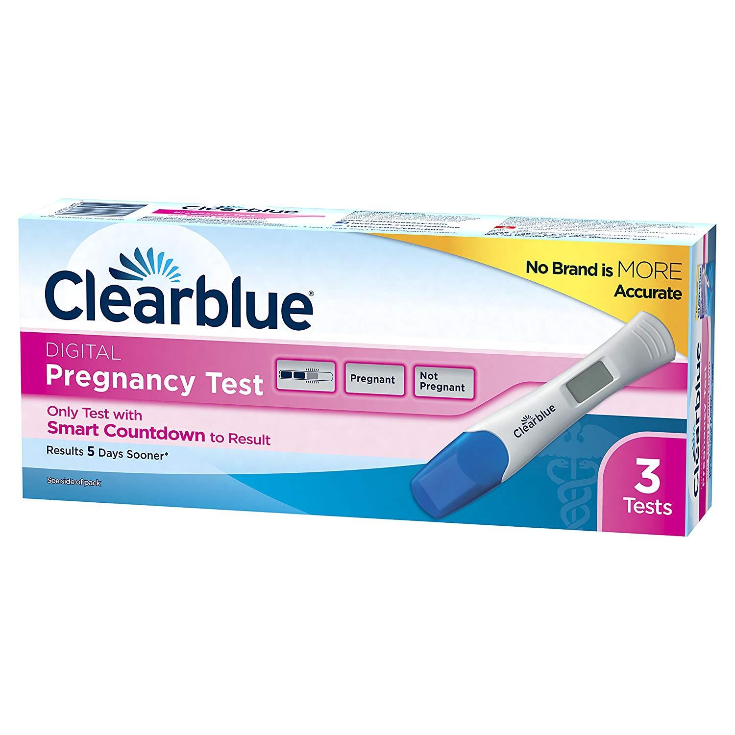 Clearblue Digital Pregnancy Test with Smart Countdown (3 Pregnancy