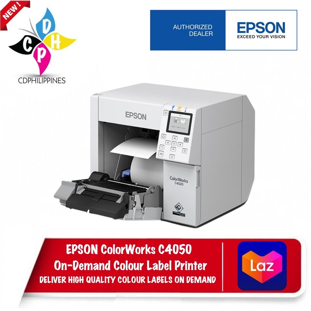 Epson Colorworks C4050 On Demand Colour Label Printer Lazada Ph 1865