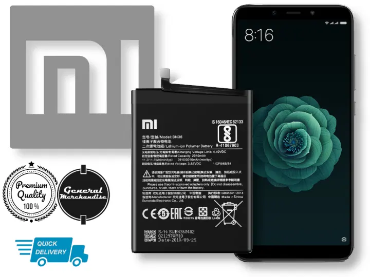 Xiaomi Mi A2 Battery Model Bn36 Lazada Ph