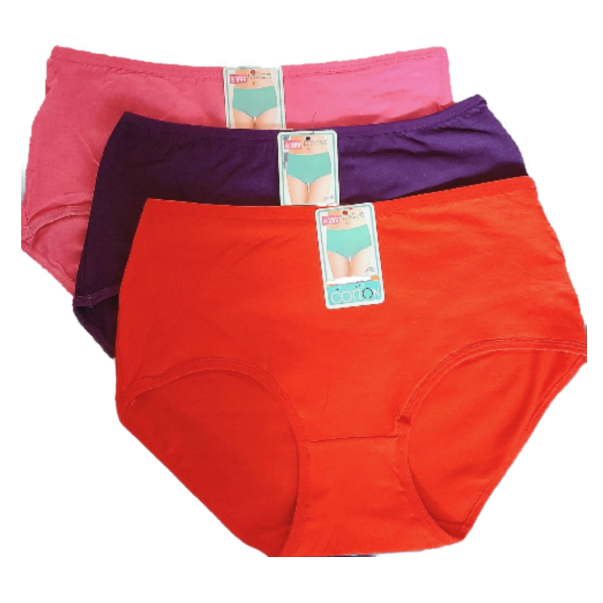 3 PCS PANTY FOR WOMEN PLUS SIZE 3X, 4XL, 5XL