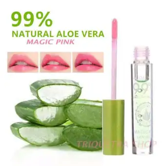 Aloe Vera Smoothing Gel 99 Magic Pink Lip Gloss Natural