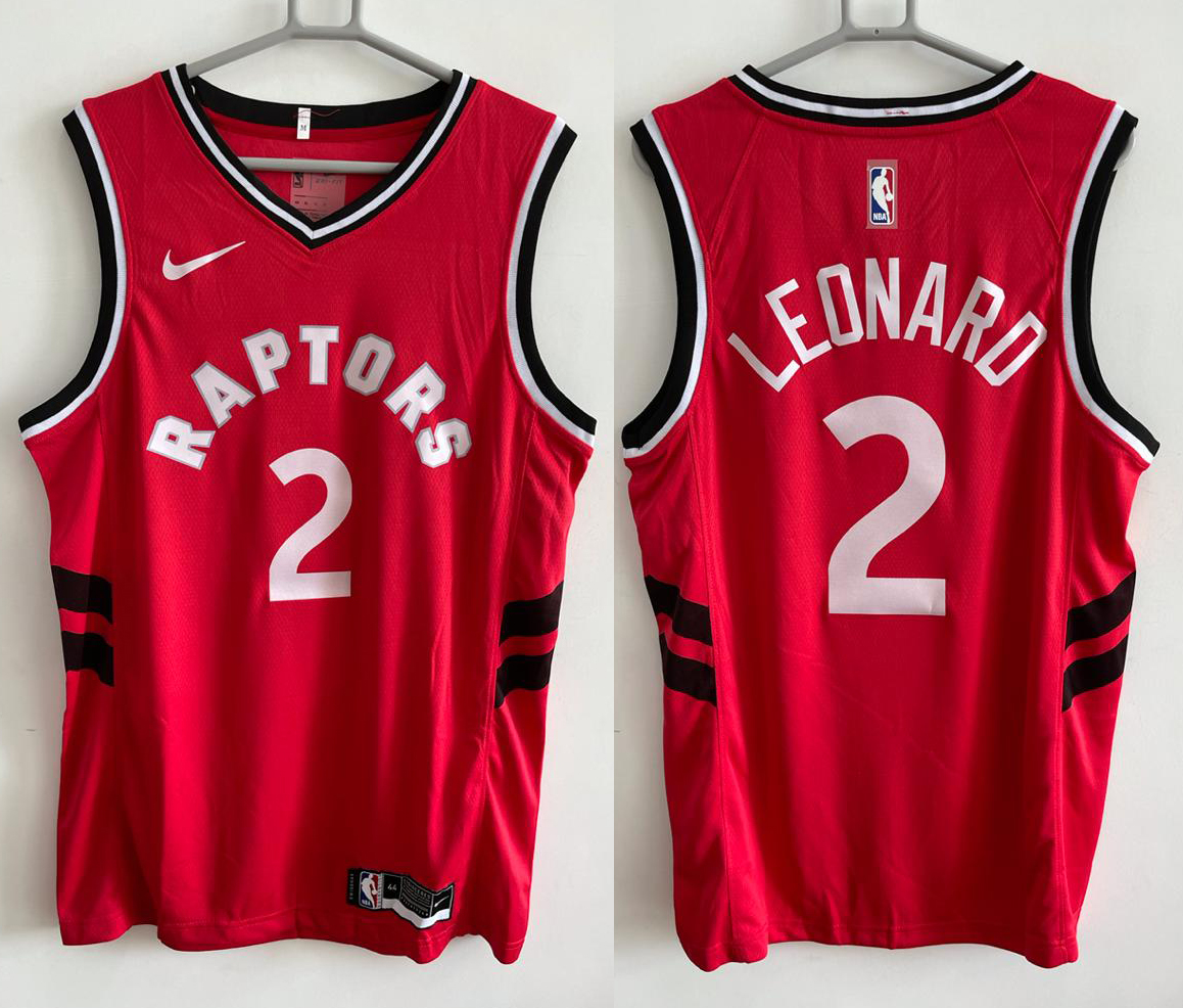 Nike Toronto Raptors #2 Kawhi Leonard Jersey Red Player