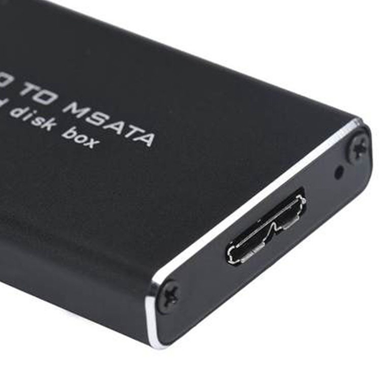 MSATA to USB 3.0 SSD Storage Case Adapter for 30x50mm 30x30mm MSATA SSD