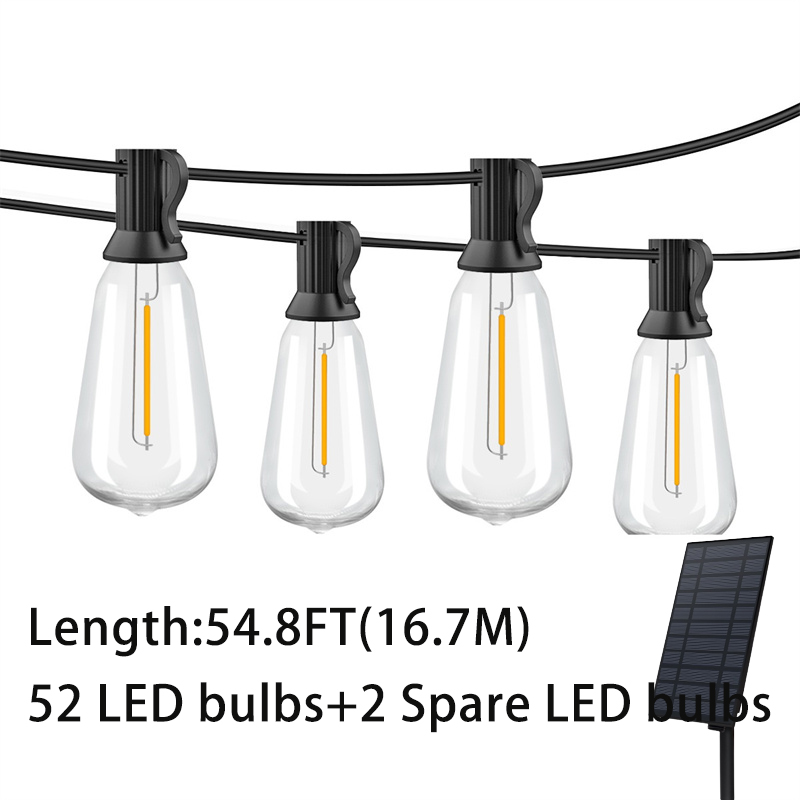 Solar String Light LED Christmas Solar Fairy Lights 54.8ft Waterproof