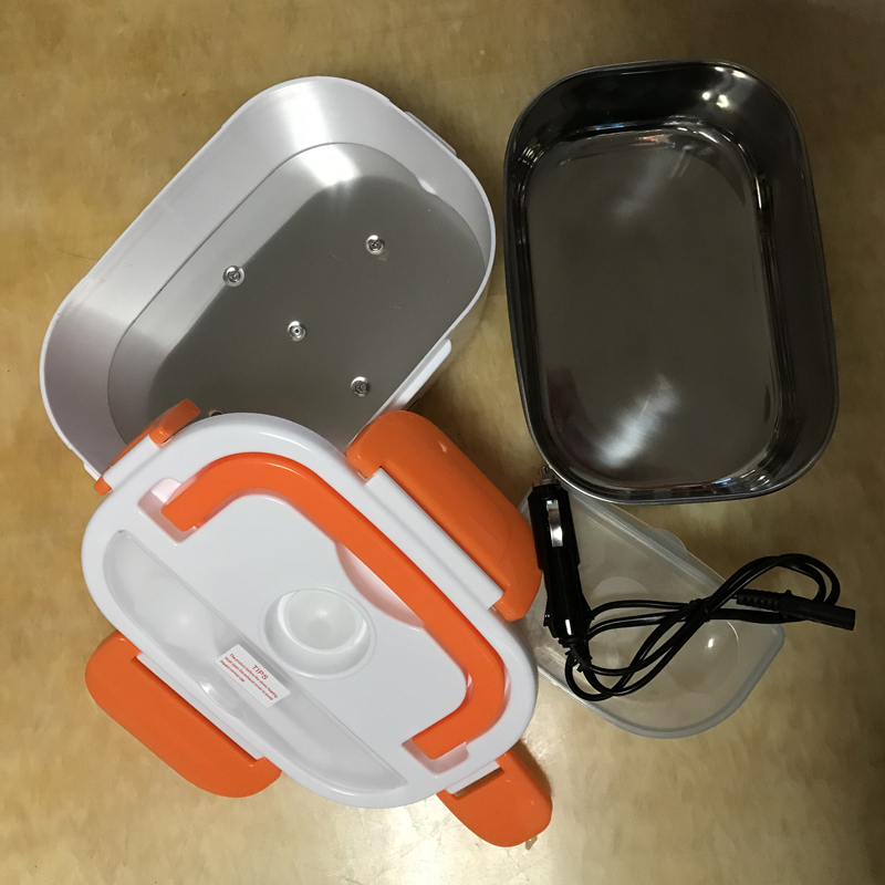 12V electric lunch box household plugin electric heating insulation
