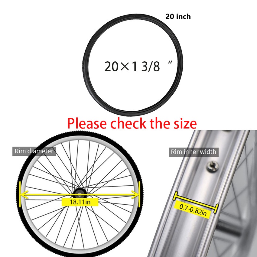 20/22/24X1 3/8 Inch Wheelchair Tire Polyurethane Solid Tyre For 37540