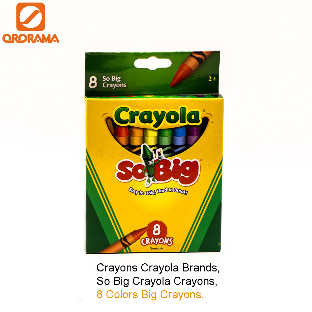 Crayons Crayola Brands, So Big Crayola Crayons, 8 Colors Big Crayons