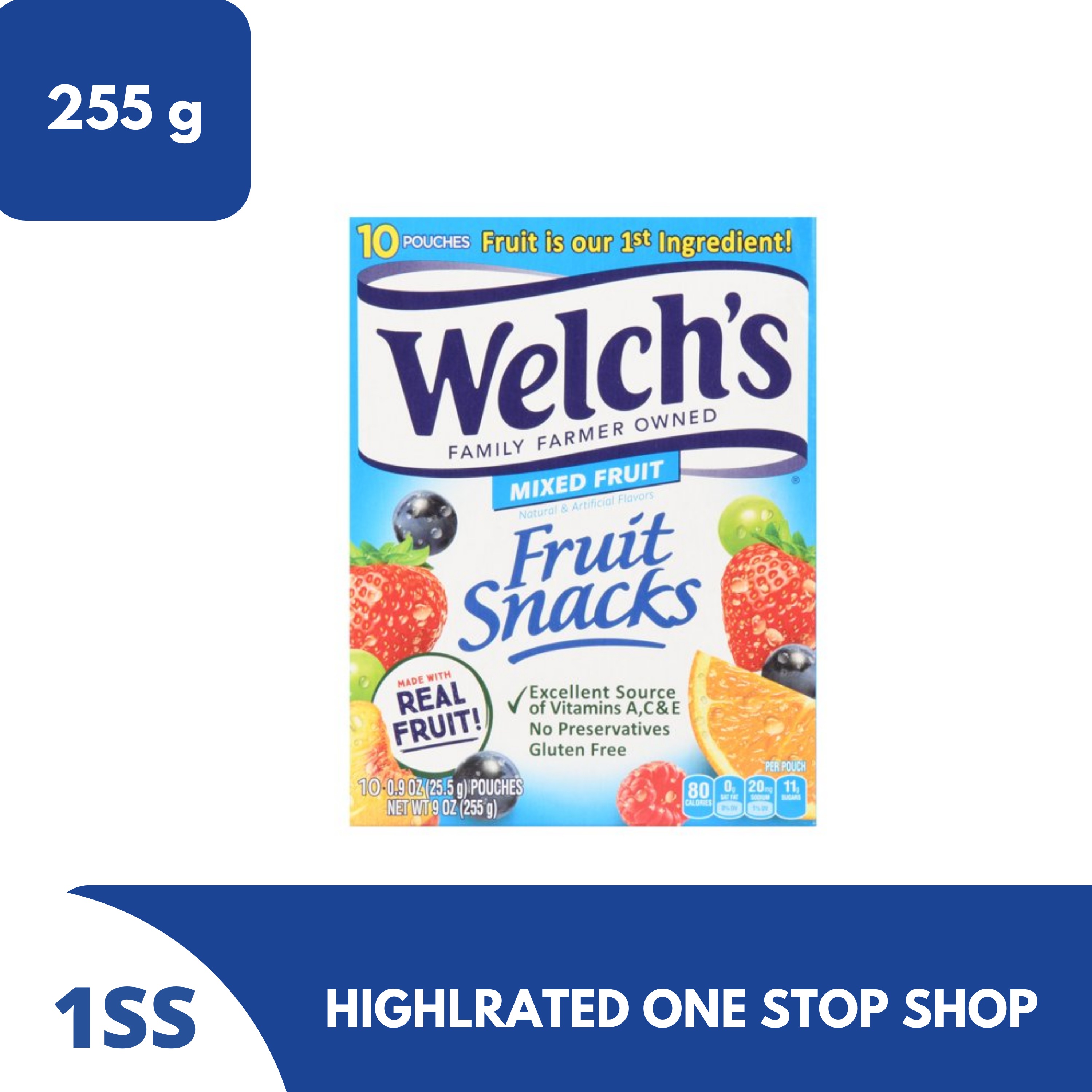Welch's Mixed Fruit Snacks 10 Pouches, 255g Lazada PH