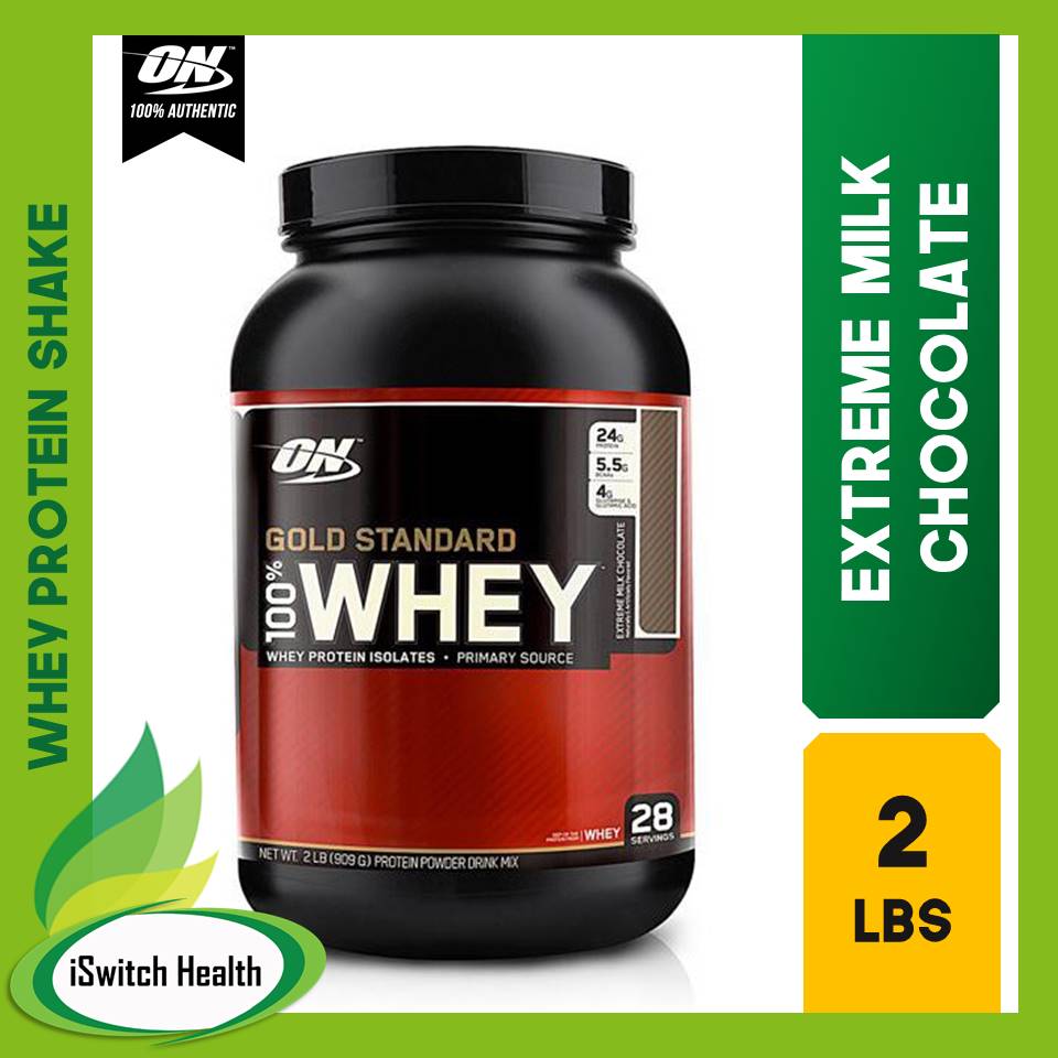Optimum Nutrition Gold Standard 100 Whey Protein Shake 2lbs ON