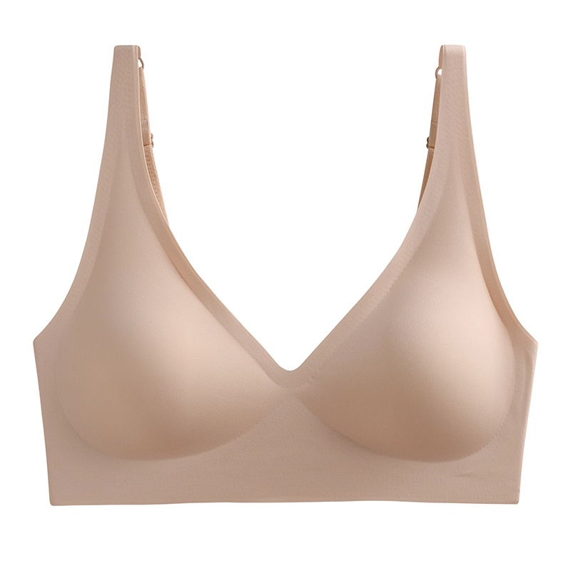 Jelly Bra+Soft Support+Deep V] Japan SUJI bra, seamless thin