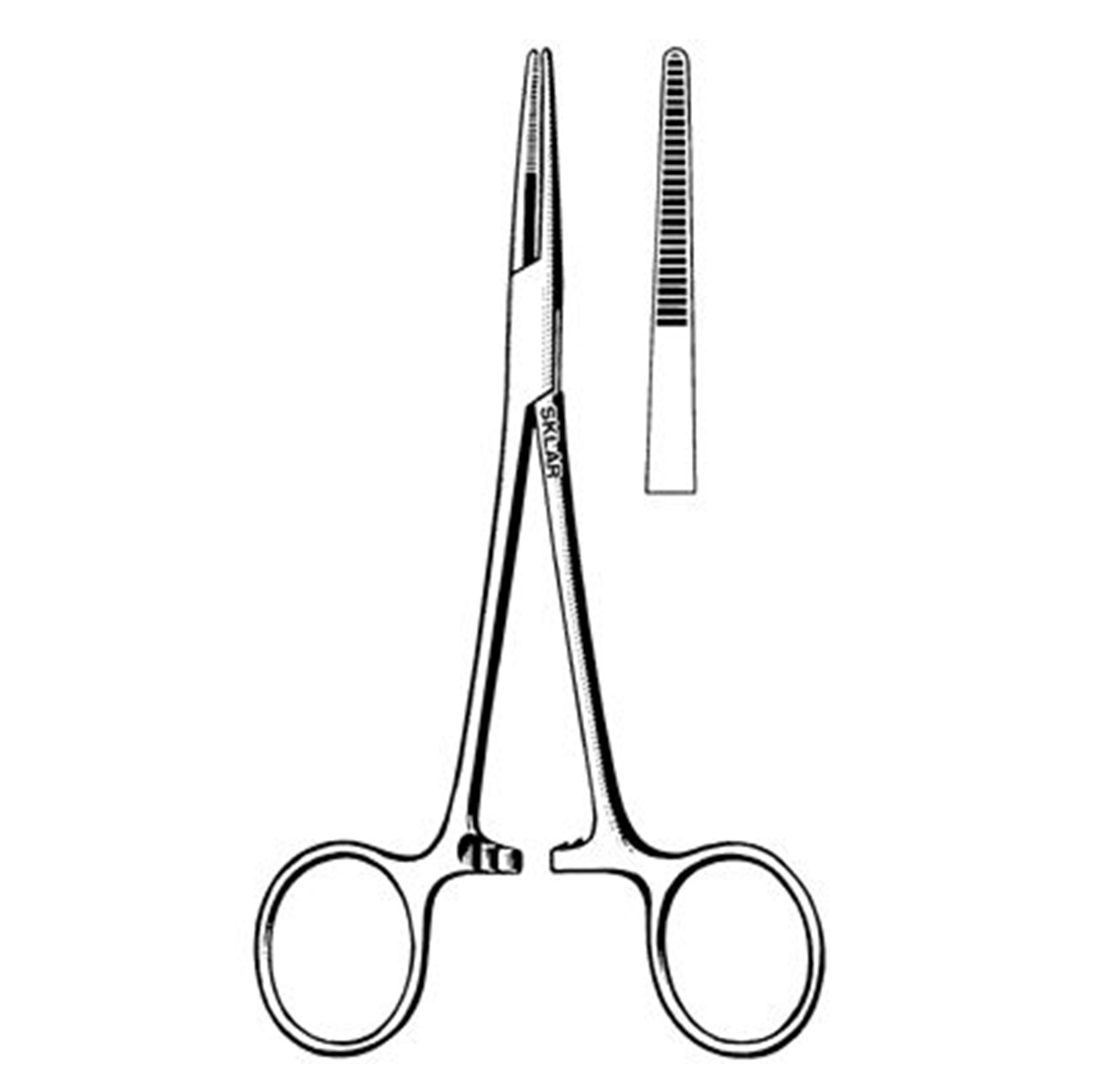 Essential Tools: 2-Piece Kelly Hemostat Forceps Set – Straight & Curved, 5.5" Surgical Instruments, Stainless Steel