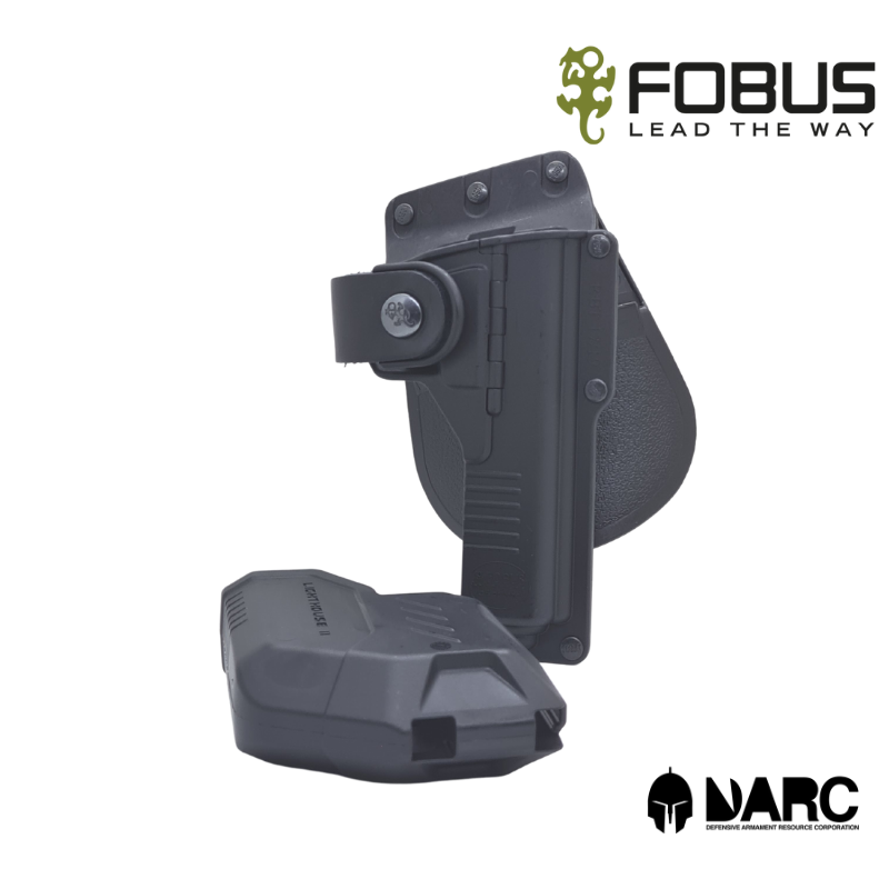 Fobus RBT19G Bundle Glock 19, 19X, 23, 32, 45 tactical holster + Flashlight  & Laser protection units
