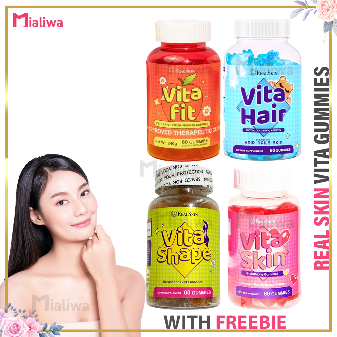 vita glutathione gummies Real Skin Shape Skin Hair Fit Chewable Vitamins 60 Gummies, Whitening Pampaputi Gummy Multivitamins Slimming Anti Aging Collagen Biotin Keratin Organic Natural Food Supplement Beauty Skin Care Keto Diet Liver Shop by Supplement Size:12 oz - Professional Only Bulk-buy Vitamin B12 Injection