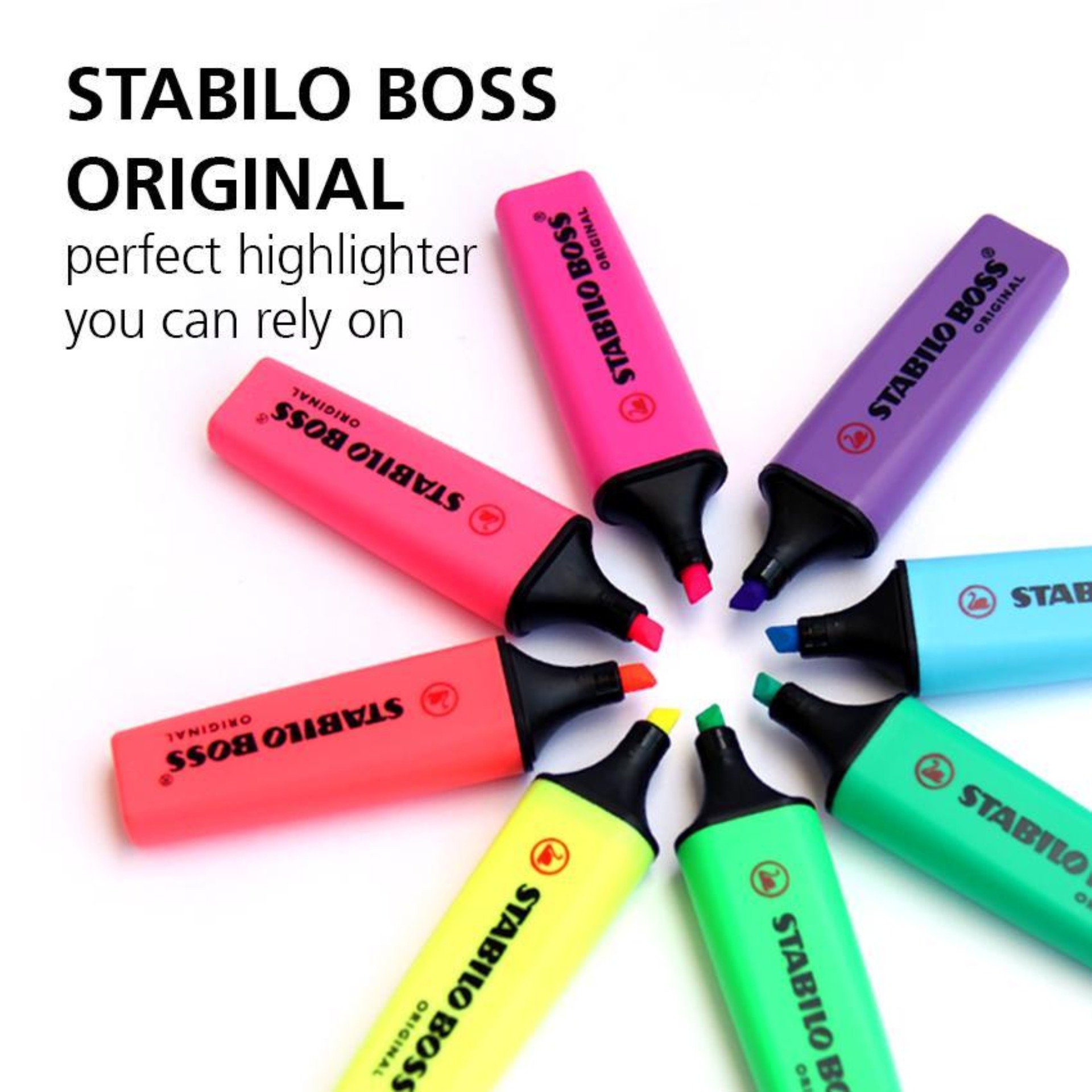STABILO BOSS ORIGINAL Highlighter Pen and Text Marker Green 5 pcs review and price