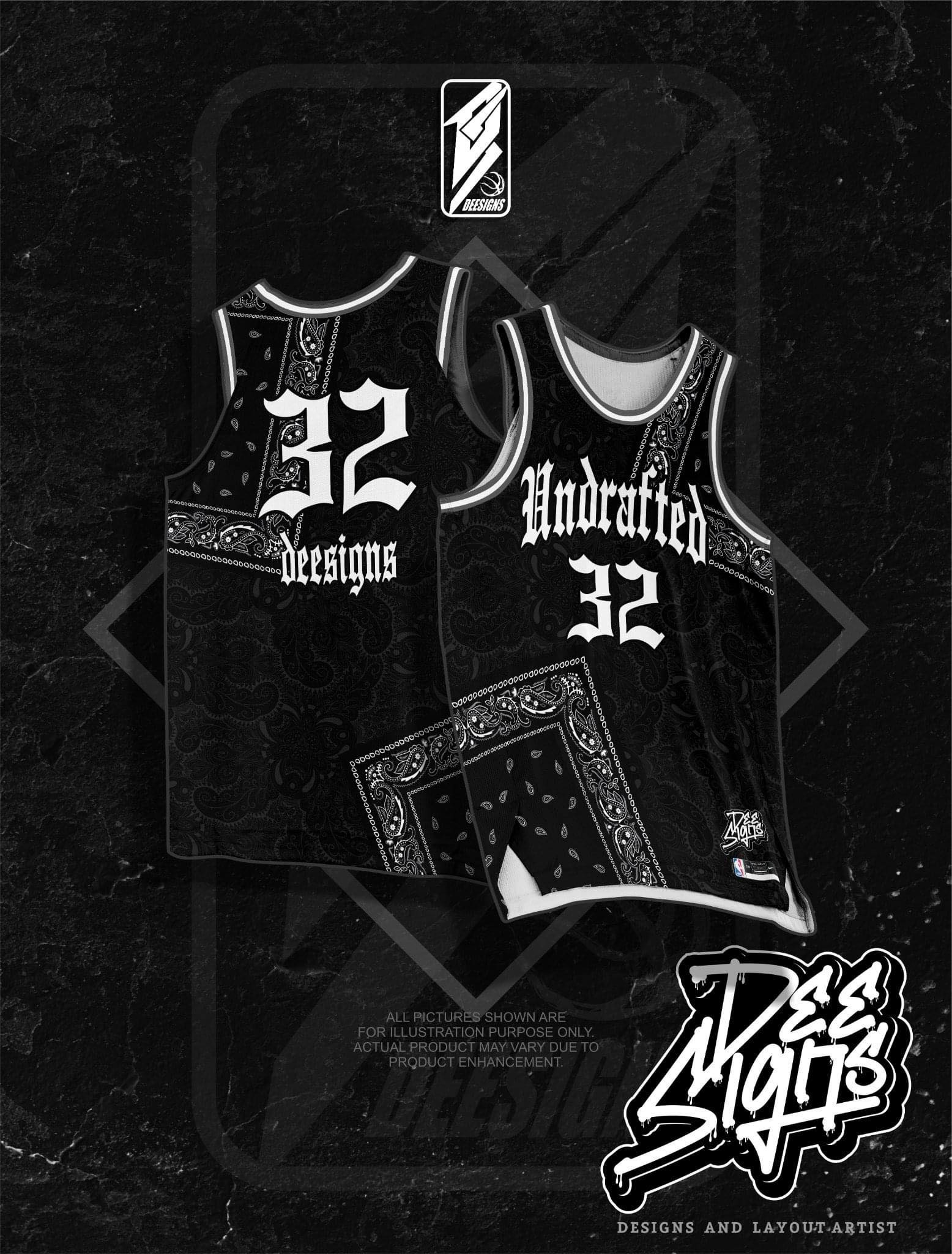 ANDRAFTED 01 BASKETBALL JERSEY FREE CUSTOMIZE OF NAME AND NUMBER