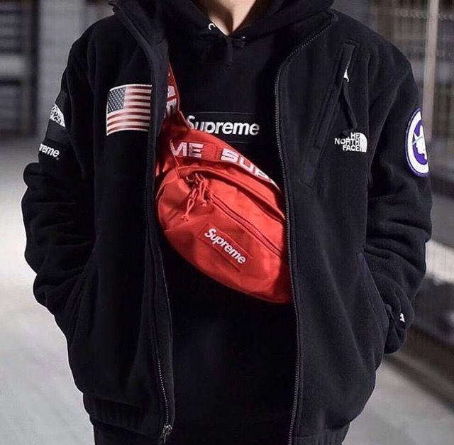 Shop Supreme Belt Bag Red online 
