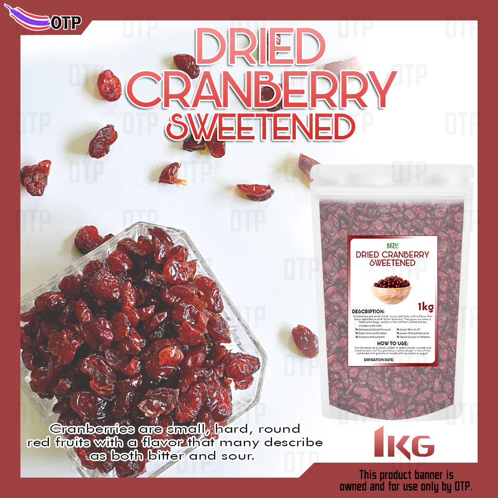 Dried Cranberries Sweetened 1kg Dried Fruits Healthy Snack Lazada Ph 8346