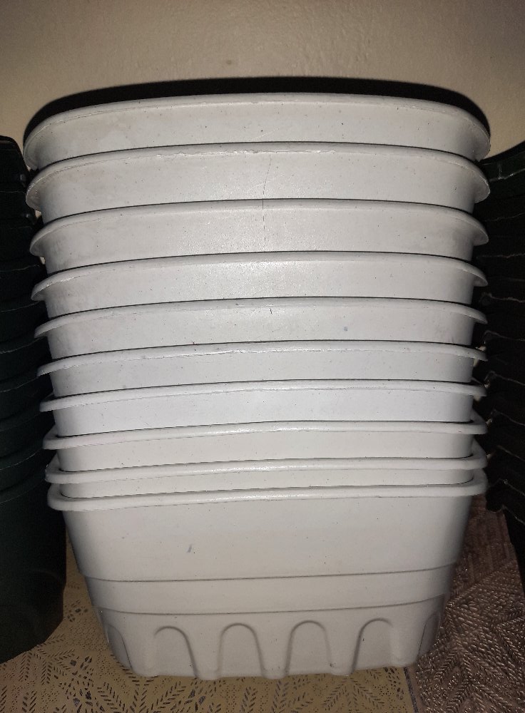 10PCS wall pot / hanging pot / mounting pot (8x5x4inches) 4 clips