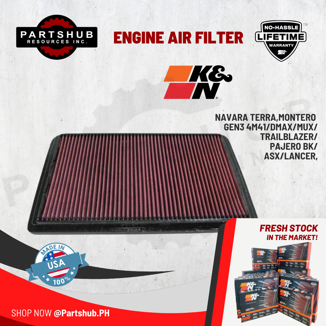 K&N Replacement Element Panel Filter Mitsubishi Pajero II 3.0i 24v (33-2112 - View #5