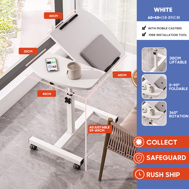 Minimalist Liftable Foldable Laptop Table Home Adjustable Mobile Desk ...