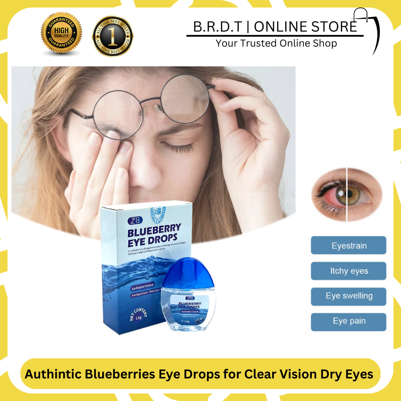 ZB Blueberry Eye Drop Relieves Red Eyes Blurred Vision Dry