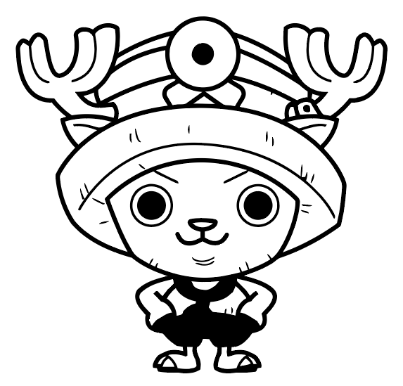 Luffy's Scar Lineart Sticker for Sale by Superdooperman