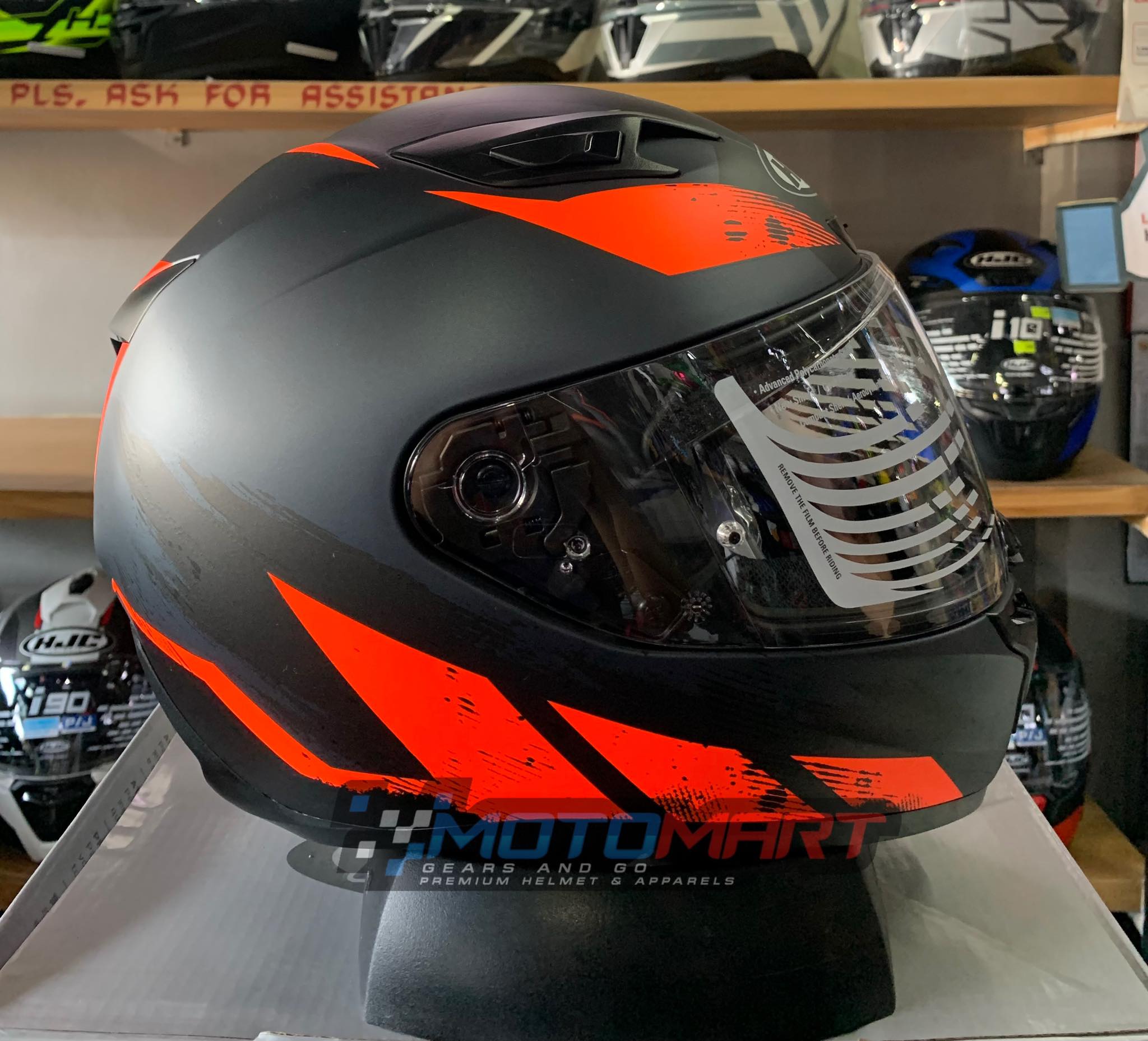 HJC HELMET I10 RANK (SINGLE VISOR MOTORCYCLE HELMET) Lazada PH