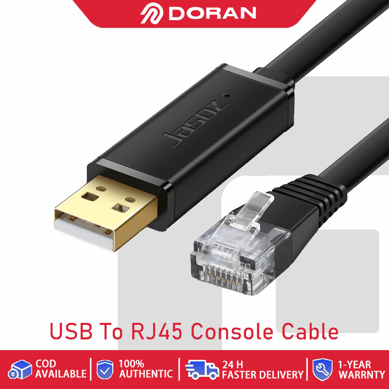 DORAN USB to RJ45 Console Cable Kabel RS232 Serial Adapter for Cisco