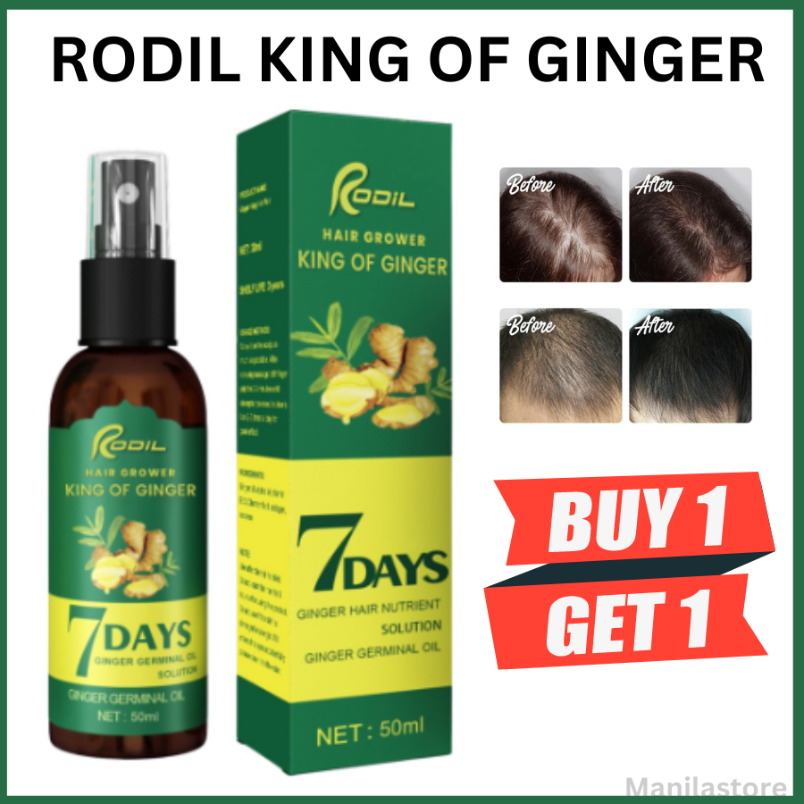 Rodil KING OF GINGER Hair Growth 7 Days Ginger King Hair Growth Essence Oil AntiHair Loss Hair