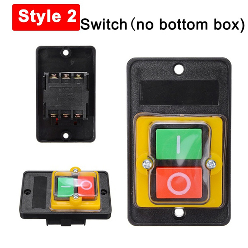 KCD3 Silicone Waterproof Dust-proof Oil-proof Power Rocker Switch 2 ...