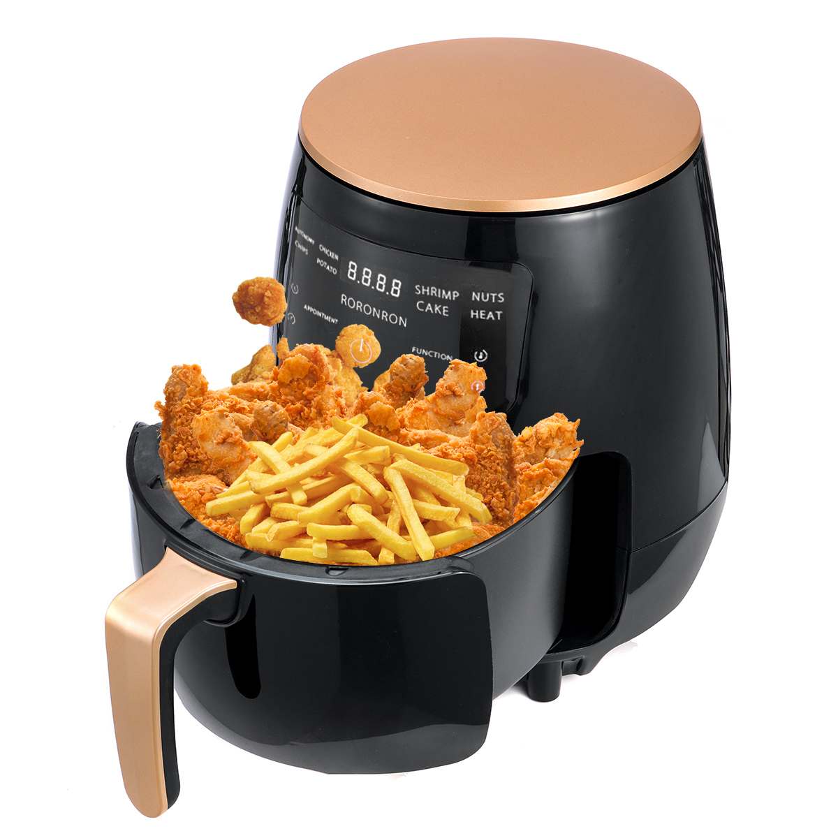 4.5L 1400W Air Fryer Without Oil LED Touchscreen Deep Fryer Oil free