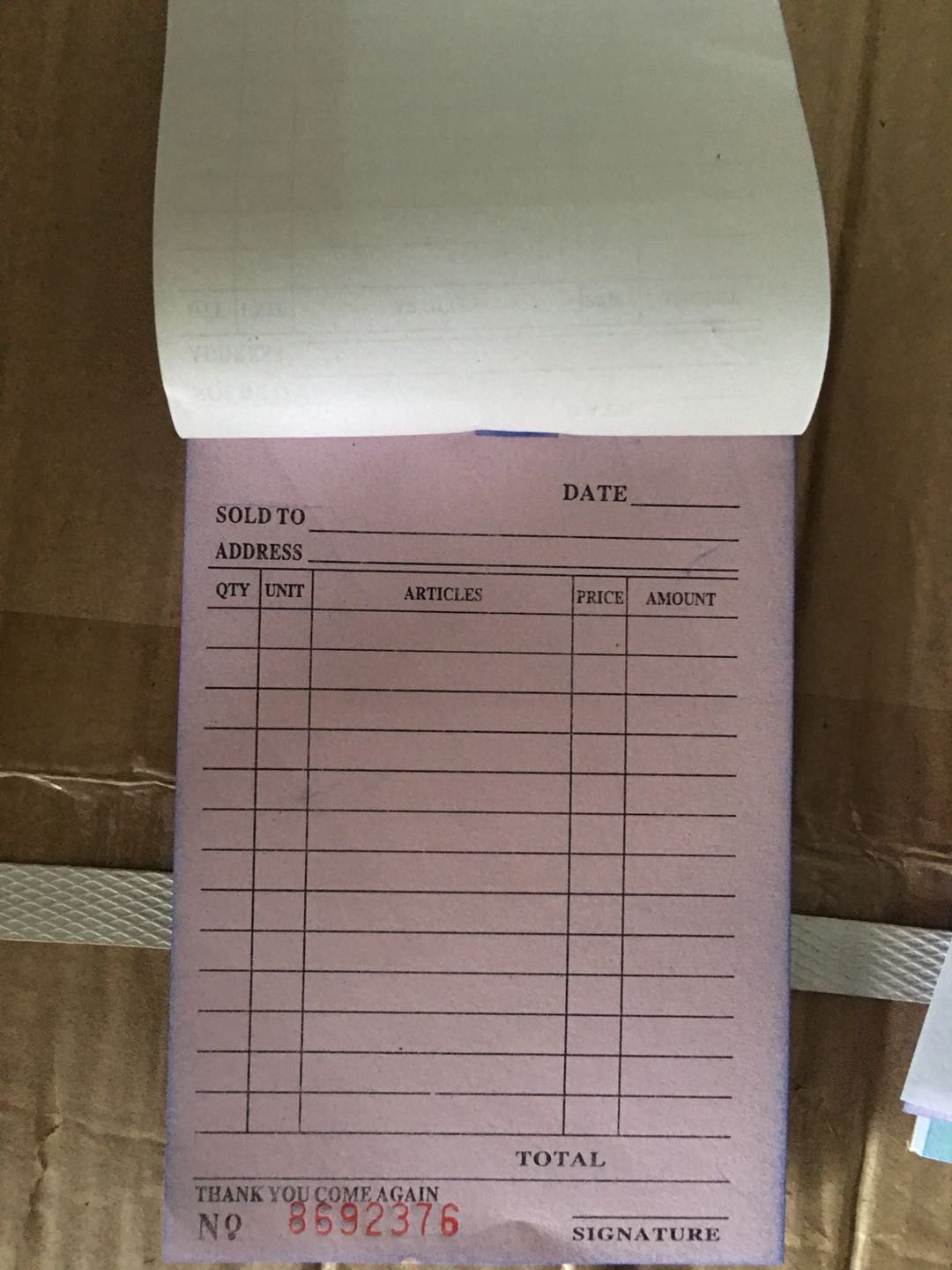 Carbonless Receipt Resibo With Carbon/Receipt Paper Shopee Philippines ...