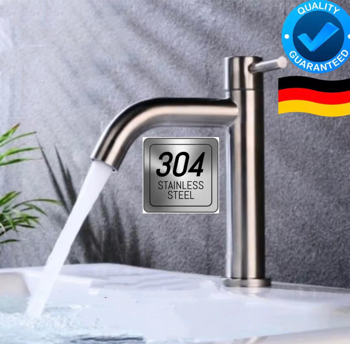 Best Seller SUS304 Single Cold Basin Faucet bathroom washbasin table ...