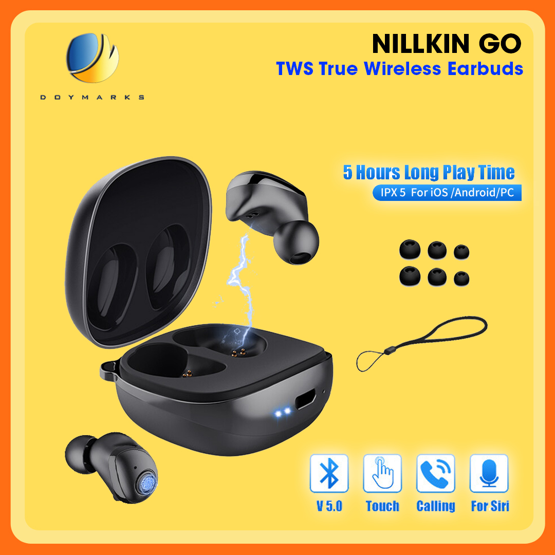 Original Nillkin Go TWS Earbuds True Wireless Earphones Realtek