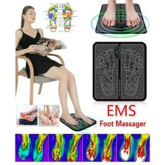 BUSH Có thể gập lại Chăm sóc chân Giảm đau Di động Chân Chân Massager Kích thích cơ điện EMS Chân Massager Mat Máy mát xa chân