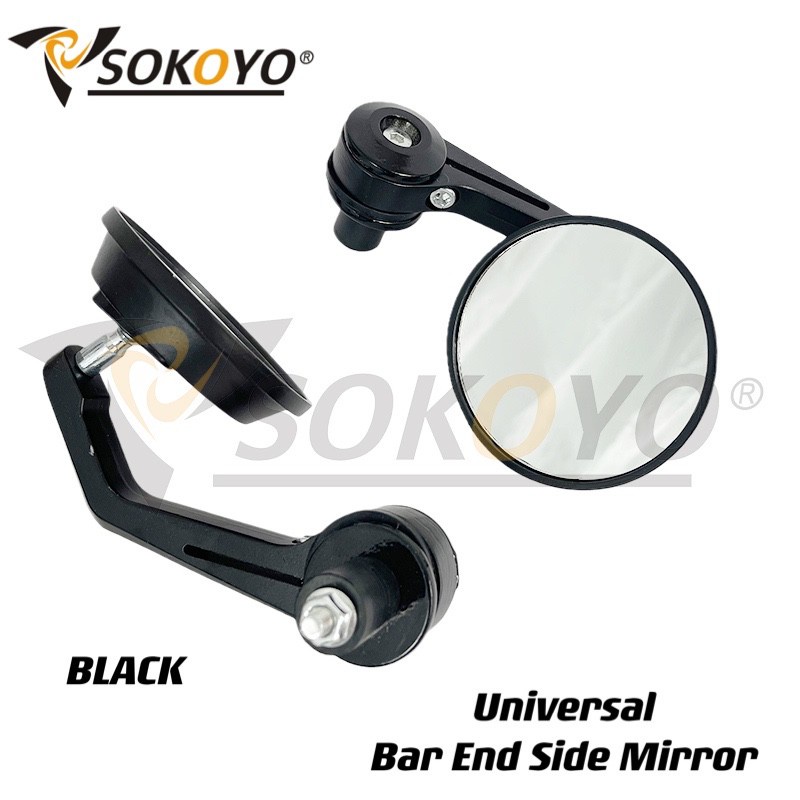 Nagpapadala kaagad 1 Pair Universal Bar End Side Mirror side mirror for