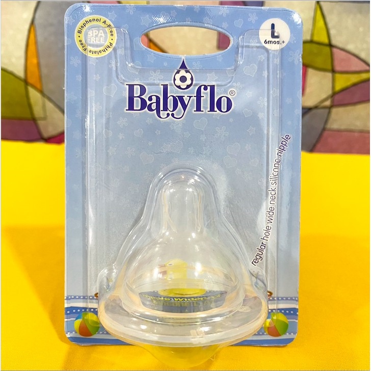 Babyflo wide neck store nipple