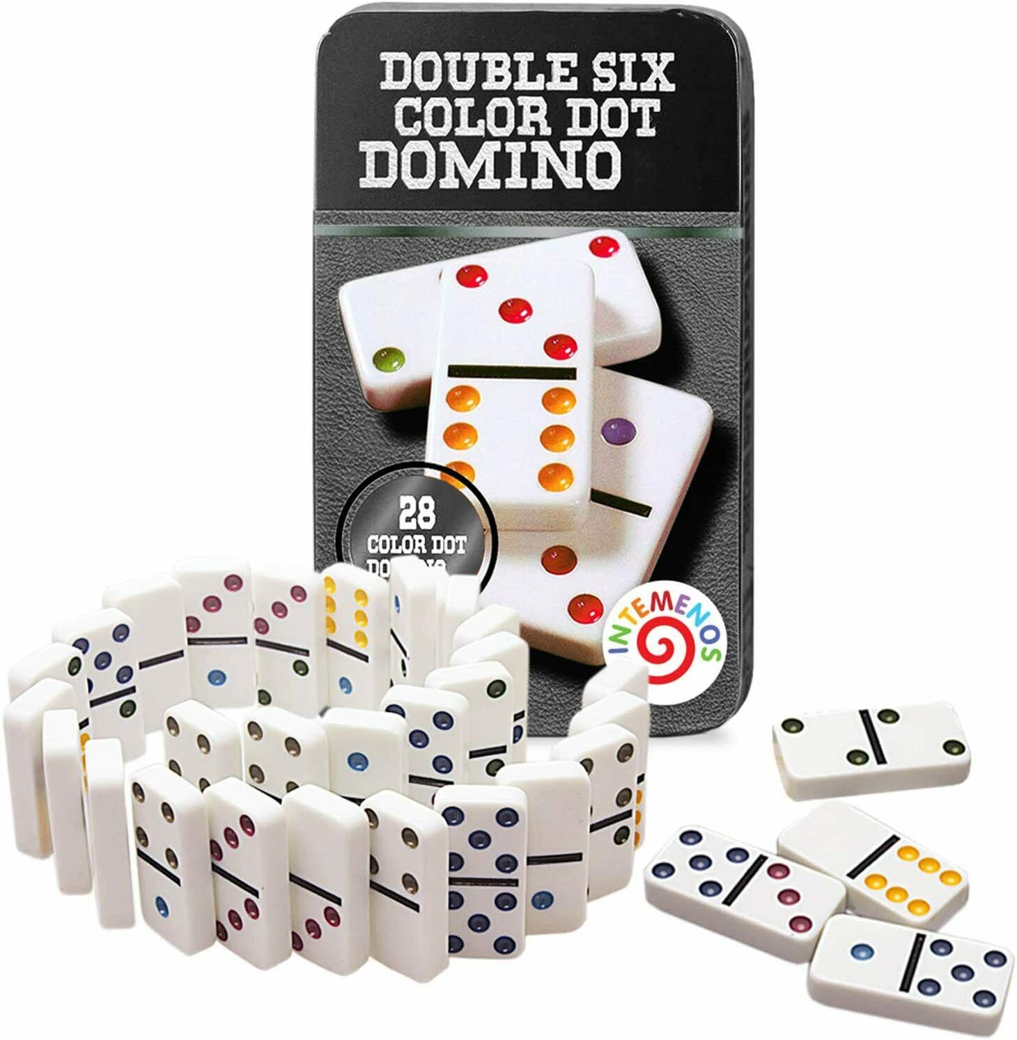 Buffalo Bills Dominoes Set 28 Piece Double Six Set in Collectors Tin 