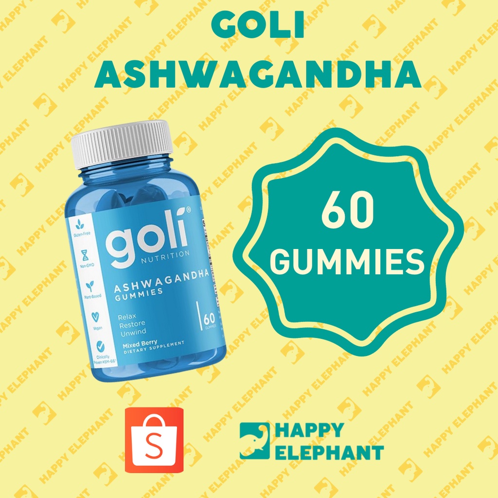 10000 guaranteed original GOLI ASHWAGANDHA GUMMIES + GOLI GUMMIES ACV